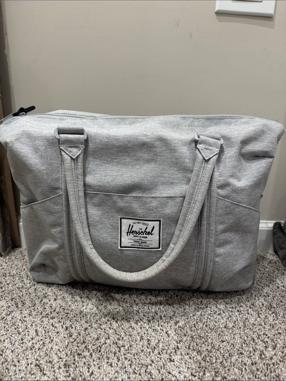 Herschel Supply Company Light Gray Duffel Tote